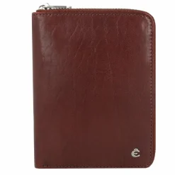 Esquire Toscana Geldbörse RFID Leder 10,5 cm coffee