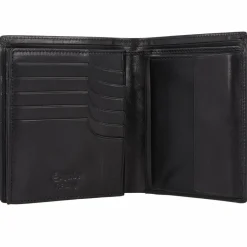 Esquire Herrengeldbörsen Hochformat<Toscana Geldbörse RFID Leder 11 cm schwarz