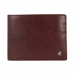 New Esquire Toscana Geldbörse RFID Schutz Leder 12 cm coffee