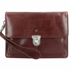 Hot Esquire Toscana Handgelenktasche Leder 24,5 cm coffee