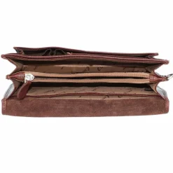 Hot Esquire Toscana Handgelenktasche Leder 24,5 cm coffee