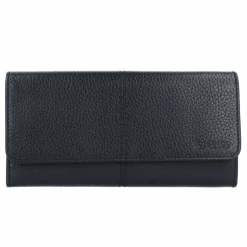 Esquire Damengeldbörsen Querformat<Verona Geldbörse RFID Leder 19 cm schwarz