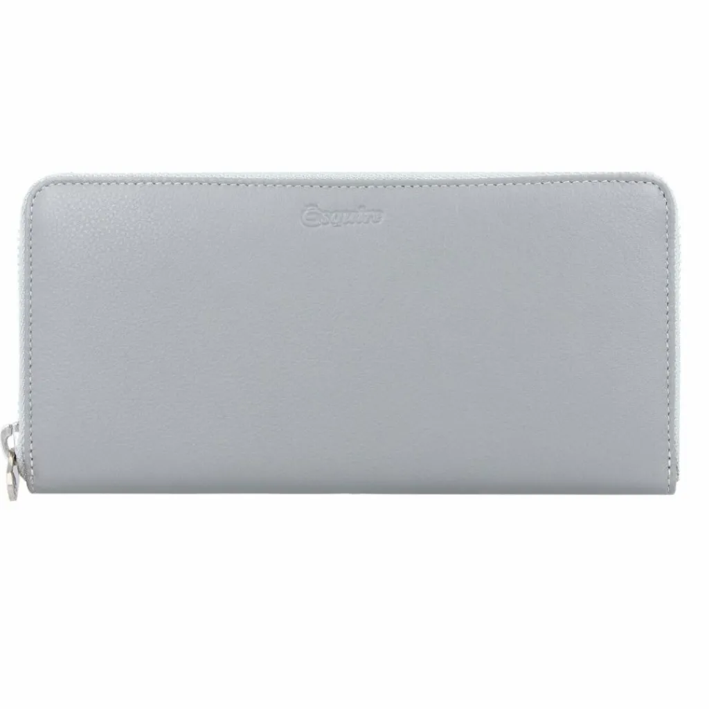 Hot Esquire Viktoria Geldbörse RFID Leder 19 cm grau
