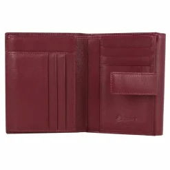 New Esquire Viktoria Geldbörse RFID Leder 12 cm rot