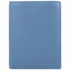 Hot Esquire Viktoria Geldbörse RFID Leder 10 cm taubenblau