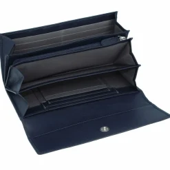 Esquire Damengeldbörsen Querformat<Viktoria Geldbörse RFID Leder 18,5 cm navy