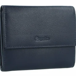 New Esquire Viktoria Geldbörse RFID Leder 12 cm navy