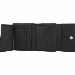 Hot Esquire Viktoria Geldbörse RFID Leder 12 cm schwarz