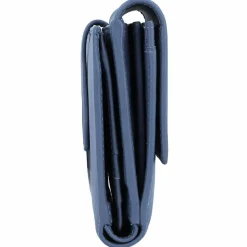 Esquire Damengeldbörsen Querformat<Viktoria Geldbörse RFID Leder 12 cm taubenblau