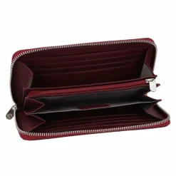 Esquire Damengeldbörsen Querformat<Viktoria Geldbörse RFID Leder 19 cm rot