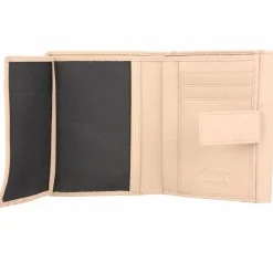 Esquire Damengeldbörsen Querformat<Viktoria Geldbörse RFID Leder 12 cm coffee