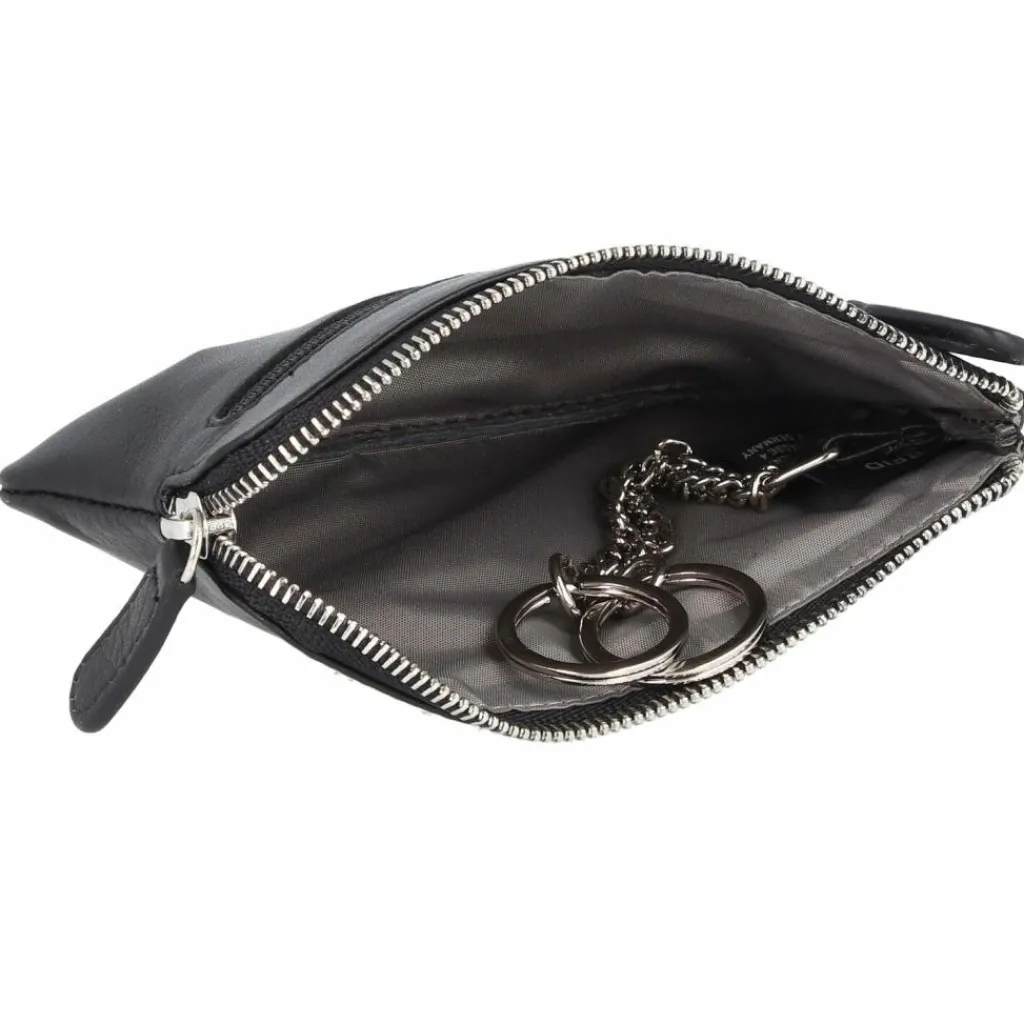 Outlet Esquire Viktoria Schlüsseletui Leder 13 cm schwarz
