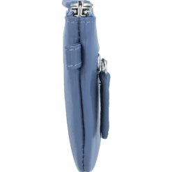 Esquire Viktoria Schlüsseletui Leder 12 cm taubenblau