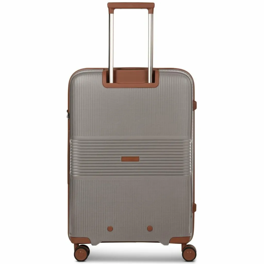 Farmhood Hartgepäck|4-Rollen Koffer<Eco Edition 02 4 Rollen Trolley 67 cm mit Dehnfalte cappuccino