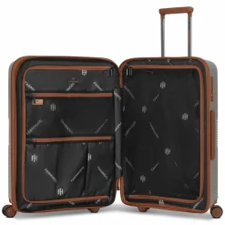 Farmhood Hartgepäck|4-Rollen Koffer<Eco Edition 02 4 Rollen Trolley 67 cm mit Dehnfalte cappuccino