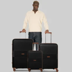 Farmhood Koffersets Als Hartgepäck|Koffersets 3-Teilig<Eco Edition 02 4 Rollen Kofferset 3-teilig mit Dehnfalte black