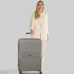 New Farmhood Eco Edition 02 4 Rollen Trolley 76 cm mit Dehnfalte cappuccino