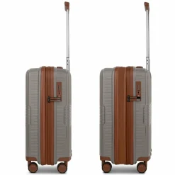 Farmhood Hartgepäck Kabinengepäck|4-Rollen Kabinentrolleys<Eco Edition 02 4 Rollen Kabinentrolley 55 cm mit Dehnfalte cappuccino