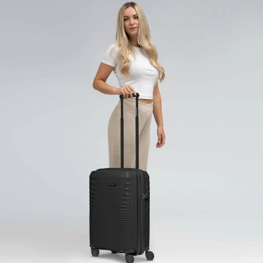 Farmhood Eco Edition 4 Rollen Kabinentrolley 55 cm mit Dehnfalte