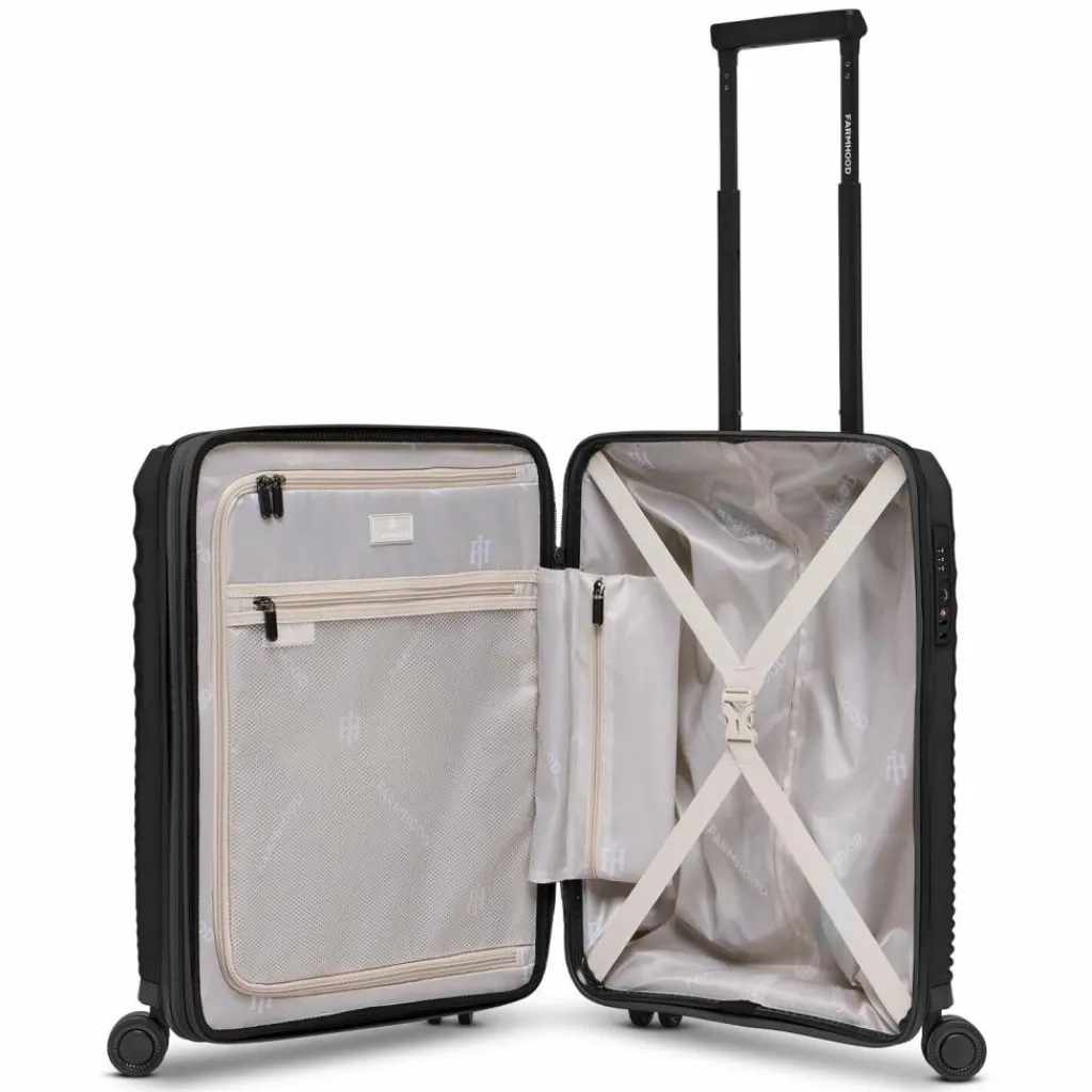 Farmhood Eco Edition 4 Rollen Kabinentrolley 55 cm mit Dehnfalte