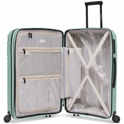 Farmhood Hartgepäck|4-Rollen Koffer<Eco Edition 4 Rollen Trolley 67 cm mit Dehnfalte mint