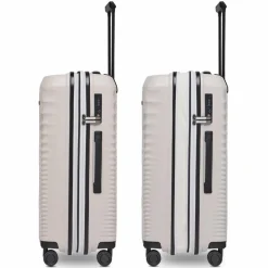 Farmhood Hartgepäck|4-Rollen Koffer<Eco Edition 4 Rollen Trolley 67 cm mit Dehnfalte beige