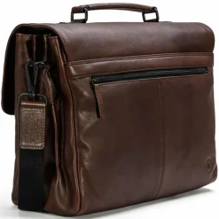 Farmhood Memphis Aktentasche XXL 3 Fächer Leder 39 cm
