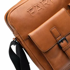 Farmhood Memphis Aktentaschen Messenger Leder 38 cm Laptopfach cognac 2