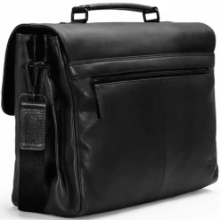 Farmhood Aktentaschen<Memphis Aktentasche XXL 3 Fächer Leder 39 cm black 2