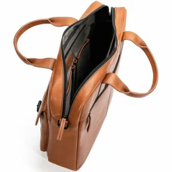 New Farmhood Memphis Aktentasche Leder 39 cm Laptopfach cognac