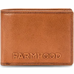 Farmhood Herrengeldbörsen Querformat<Memphis Geldbörse RFID Schutz Leder 12.5 cm camel