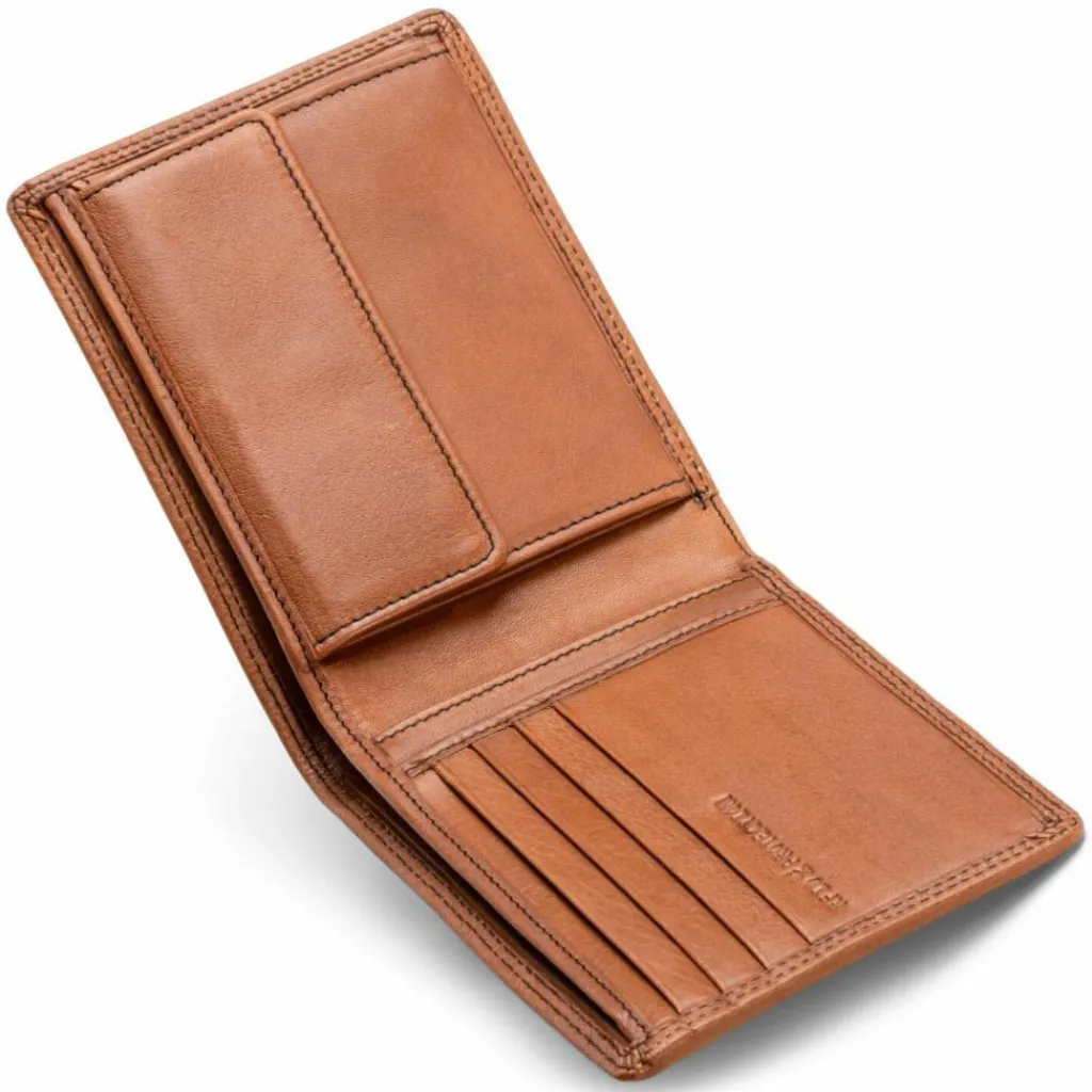 Farmhood Herrengeldbörsen Querformat<Memphis Geldbörse RFID Schutz Leder 12.5 cm camel