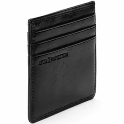 Farmhood Visitenkartenetuis<Memphis Kreditkartenetui RFID Schutz Leder 10 cm black 2