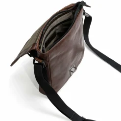Hot Farmhood Memphis Umhängetasche Leder 22 cm dark brown