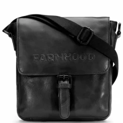 Farmhood Umhängetaschen<Memphis Umhängetasche Leder 22 cm black