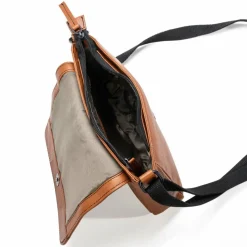 Farmhood Umhängetaschen<Memphis Umhängetasche Leder 22 cm cognac