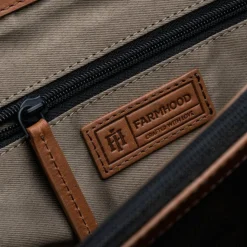 Farmhood Nashville Aktentasche XL 2 Fächer Leder 39 cm