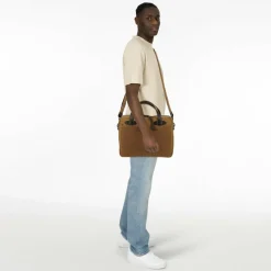 Filson Laptoptaschen|Aktentaschen<Tin Cloth Aktentasche 38 cm Laptopfach dark tan