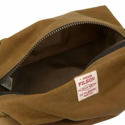 Filson Kulturbeutel<Tin Cloth Kulturbeutel Leder 23 cm dark tan