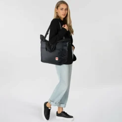 Fjällräven Shopper|Schultertaschen<High Coast 30 Shopper Tasche 40 cm Laptopfach black