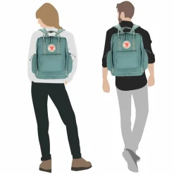 Sale Fjällräven Kanken Outlong Daypack 40 cm Laptopfach frost green