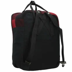 Discount Fjällräven Kanken Re-Wool City Rucksack 35 cm red-black