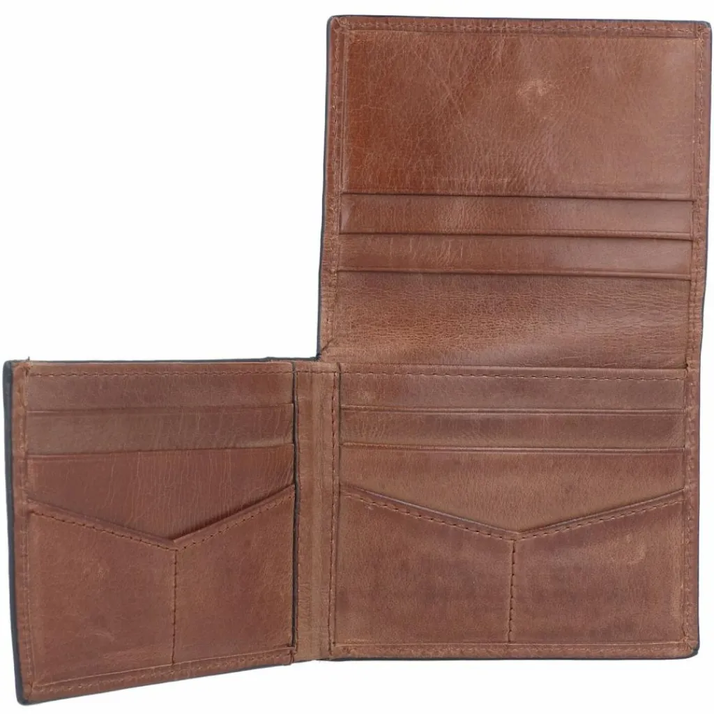 Fossil Herrengeldbörsen Querformat<Derrick Geldbörse Leder 10 cm brown