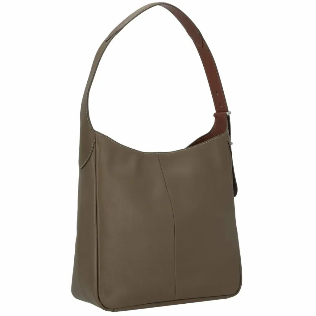 Fossil Dillon Schultertasche Leder 30 cm smoke