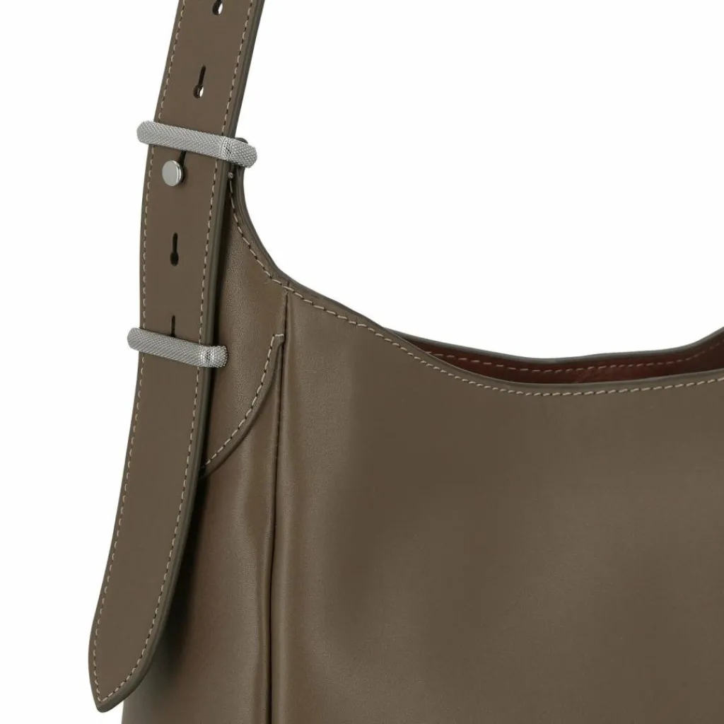 Fossil Dillon Schultertasche Leder 30 cm smoke