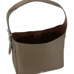 Fossil Dillon Schultertasche Leder 30 cm smoke