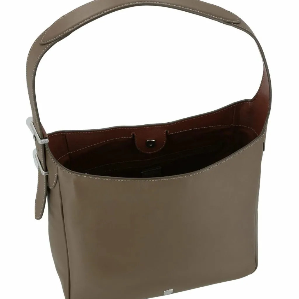 Fossil Dillon Schultertasche Leder 30 cm smoke