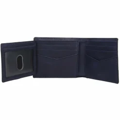 Fossil Herrengeldbörsen Querformat<Everett Geldbörse Leder 11 cm marine