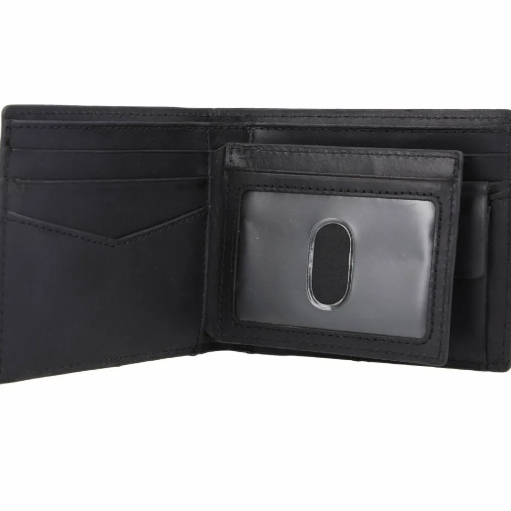 Hot Fossil Everett Geldbörse Leder 12 cm black