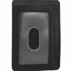 Discount Fossil Everett Kreditkartenetui Leder 10 cm schwarz